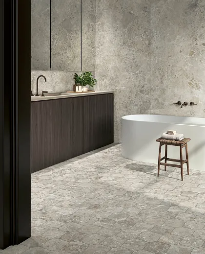 Фото Керамогранит DUE-G Ceramiche 104705 BP Ivory Matt 8.5mm 60x120 Италия