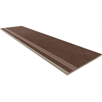 Фото Ступень CA03 Cave Brown неполированный с насечками 30x120