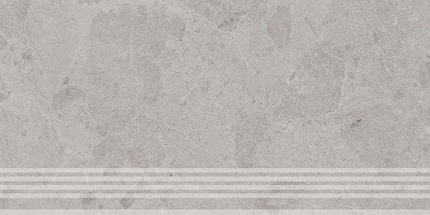 Фото Ступень Kerama Marazzi Сплит серый светлый матовый обрезной 30x60x0,8 (KM6060G1231R8GRF) Россия