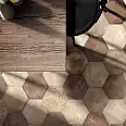 Керамогранит 0089 Terra Avorio Esagonо 25х21,6