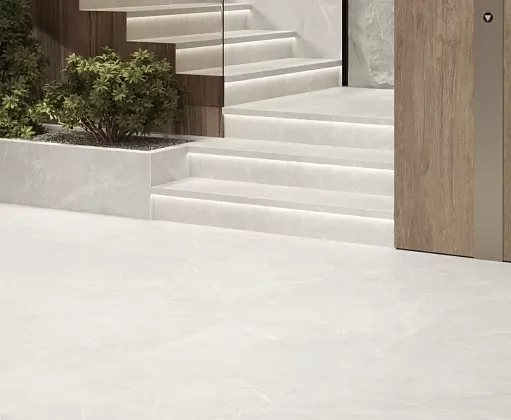 Фото Керамогранит Laparet Rocky Bianco Pro Светло-Серый Матовый R10Gr 60Х60 Индия