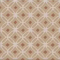 Фото Декор VT\C607\1337 Агуста 1 оранжевый матовый 9,8x9,8