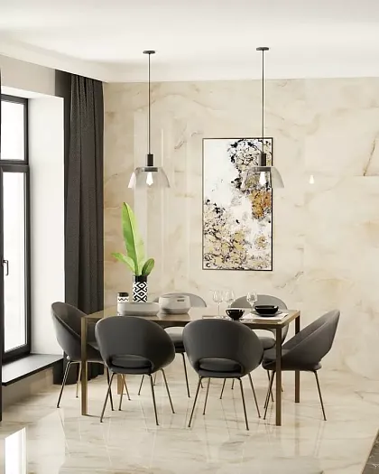 Фото Керамогранит Onyx Grey 60x120 Индия