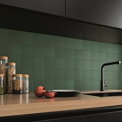 Фото Керамогранит 122453 Hexa Six Green 14x16 Испания