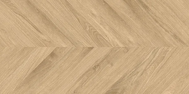 Фото Керамогранит Laparet Wood Latina Miele Chevron Бежевый Матовый Карвинг 60Х120 Индия