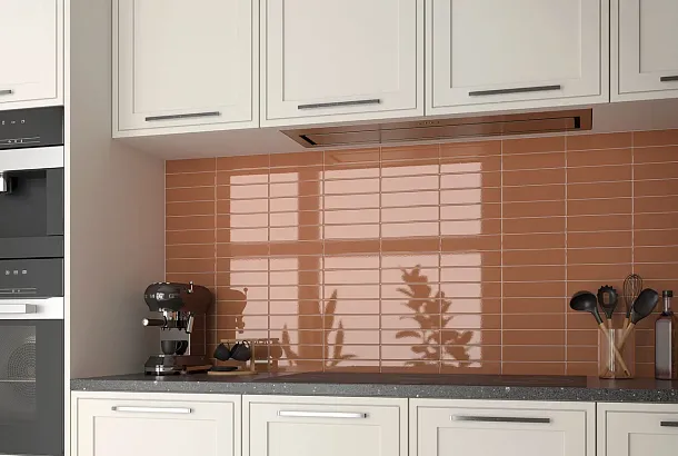 Фото Плитка Equipe 28496 Costa Nova Onda Straw Glossy 5x20 Испания