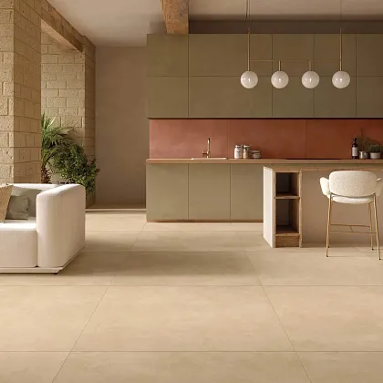 Фото Керамогранит Dado Ceramica 304401 Blaze Vertigo Ivory Rett 60x120 Италия