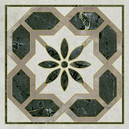 Фото Декор OS\A312\SG606220RL Серенада 3 лаппатированный обрезной 7,2x7,2 Россия