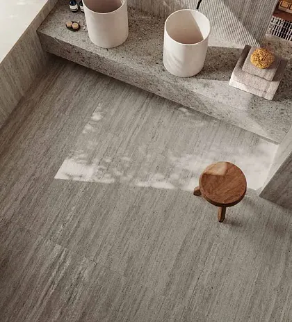Фото Керамическая плитка FAP Ceramiche fTP2 Materia Classica Groove Tortora Matt RT 50x120 Италия