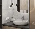 Керамогранит Laparet Illusion Grey Серый Матовый+Гл.Чернила Str 60Х120