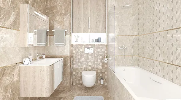 Фото Керамогранит GO 0050 Gobi коричневый 60х60 Россия