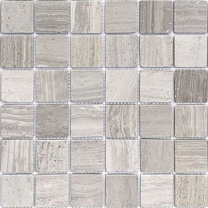 Фото Мозаика LeeDo Ceramica Pietrine Travertino Silver MAT 48x48x7 Китай