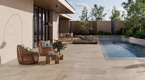 Фото Керамогранит Rondine Group J92110 Windsor Ivory Ret 40,6x60,9 Италия