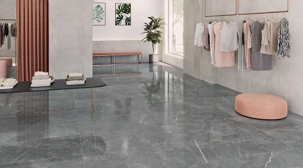 Фото Керамогранит Keratile Northon Light Grey MT Rect 60x120 Испания