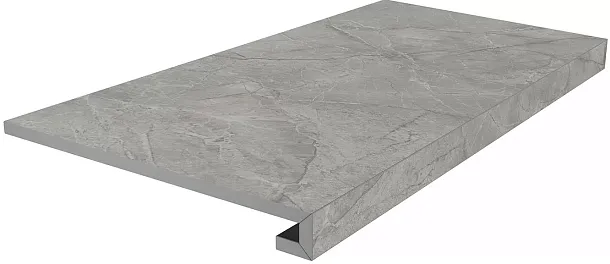 Фото Ступень Kerama Marazzi Риальто клееная дымчатый матовый 33x80x0,9 (SG850490R\GCF) Россия