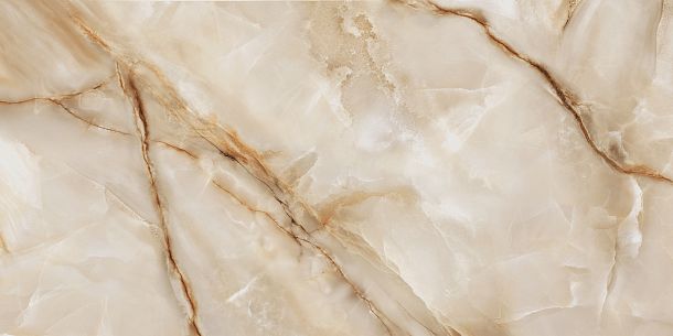 Фото Керамогранит Onyx Royal Latte полированный 600x1200 (60120ORO11P) Индия