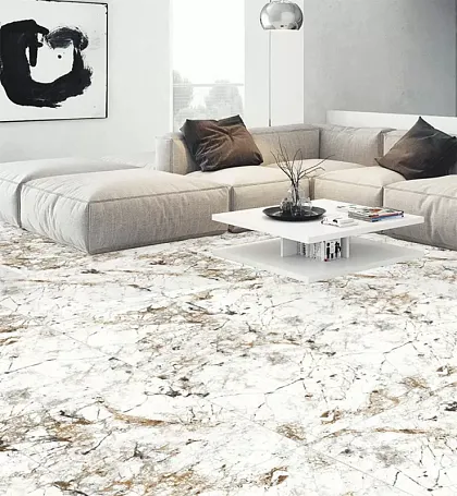 Керамогранит Burberry White Sugar 60x60 для гостиной, для ванной, для туалета, для прихожей Фото Керамогранит Burberry White Sugar 60x60 Индия