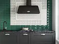 Бордюр BLD037 Багет Клемансо зеленый темный 15*3