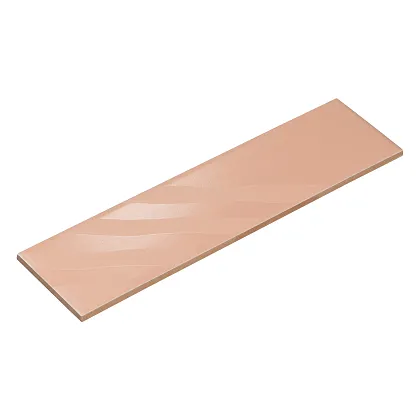 Фото Плитка Smile Tile Rivera Milky White 7.5x30 Индия