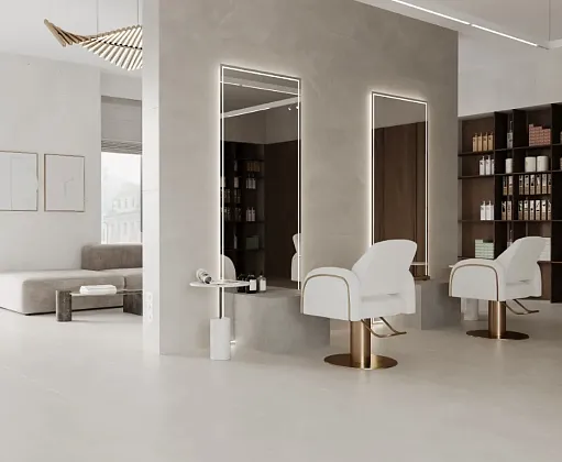 Фото Керамогранит Laparet Archie Bianco Pro светло-серый матовый R10GR STR 60х120 Индия