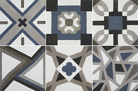 Фото Керамогранит Niza Azul (6 дизайнов) 20x20