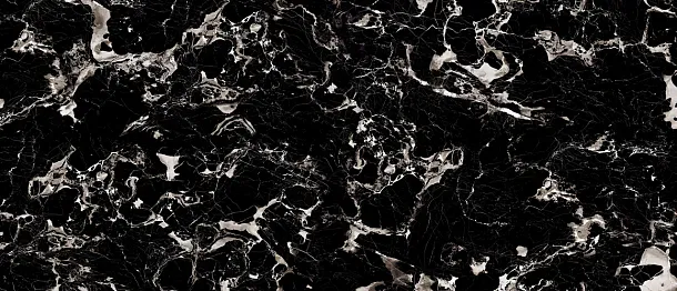 Фото Керамогранит Ennface ENMAR7005MT120280 Portoro Black Matt 1200x2800x6 Индия