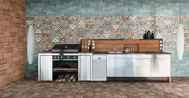 Фото Плитка PT02550 Esenzia Fabola Blu Mix 15x30 Испания