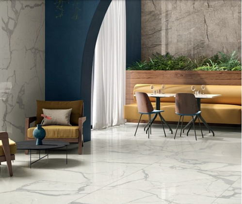 Керамогранит AGB4 GOLDEN WHITE Luc 60x120 для кухни, для ванной Фото Керамогранит AGB4 GOLDEN WHITE Luc 60x120 Италия