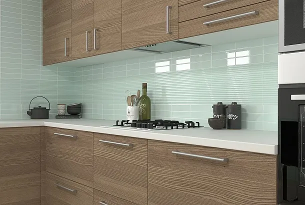 Фото Плитка Equipe 28522 Costa Nova Onda White Matt 5x20 Испания