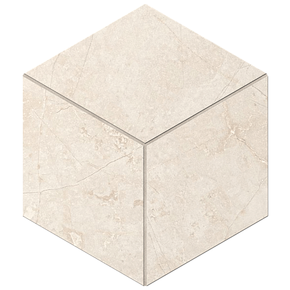 Фото Мозаика Marmulla Light Beige Cube MA02 полированая 25x29 Россия