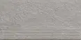 Ступень Paradyz Carrizo Grey Stopnica Prosta Struktura Mat B1a 30x60