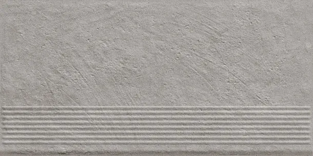 Фото Ступень Paradyz Carrizo Grey Stopnica Prosta Struktura Mat B1a 30x60 Польша