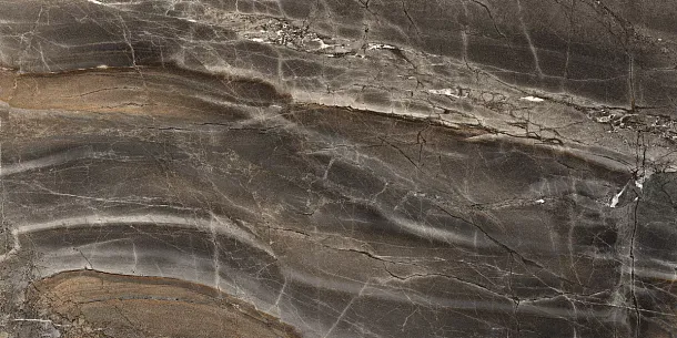 Фото Керамогранит Electra Brown Полированный 60x120 Индия