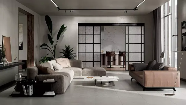 Фото Плинтус FME012R Монсеррат бежевый светлый матовый обрезной 20х40 Россия