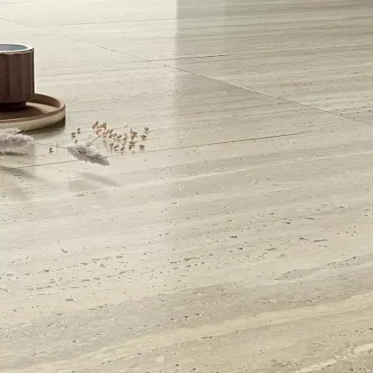 Фото Керамогранит Ariana Ceramica 0010000 Dorica Crema Nat Ret 120x280 Италия
