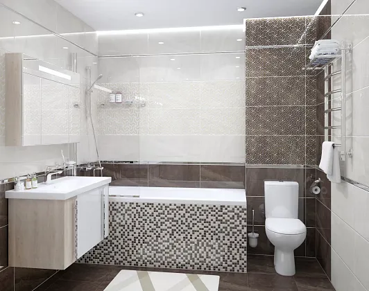 Фото Керамогранит Crystal коричневый 40х40 Россия