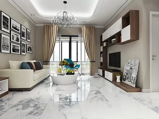 Фото Керамогранит Blue Sky Monet Full Body Polished (Gold) 60x120 (BHW-0032) Китай