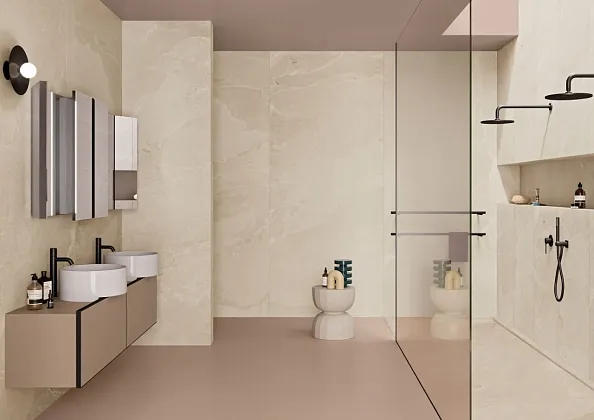 Фото Керамогранит Impronta IAR01BA Ardesia Bianco Real Up 60x120 Италия