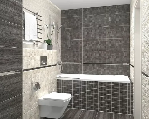 Фото Керамогранит Timber коричневый мозаика 30х60 Россия