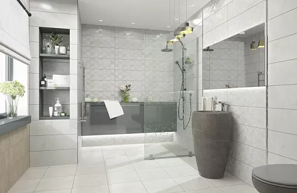 Фото Плитка ONIX BIANCO R 24.2x70 Россия