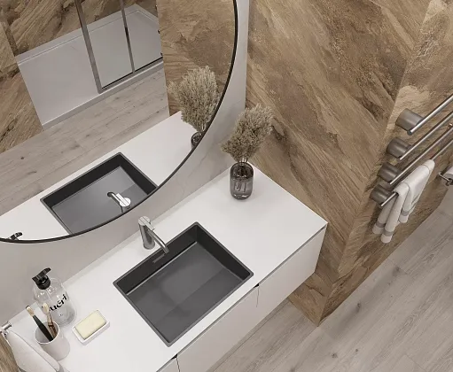 Фото Керамогранит Miranda Brown Cтруктурный 60x60 Индия