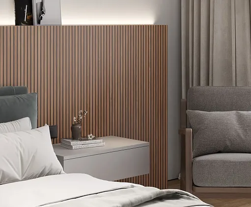 Фото Керамогранит Laparet Wood Canarium Wenge Stripes Коричневый Матовый Карвинг 60Х120 Индия