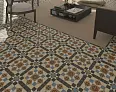 Декоративная вставка Top Cer Corner LISBON with 1 strip (Tr.16 Dots 11 Strips 11) 21.5х21.5