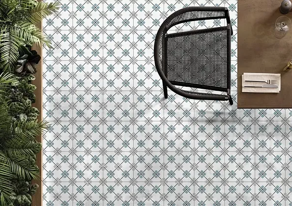 Фото Керамогранит Ennface ENPTR6020MT2020 Ponza Cross Matt 200х200х8 Индия