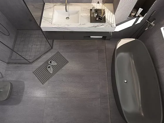 Фото Керамогранит Blue Stone Grains Mould 60x120 (BHW-0013) Китай