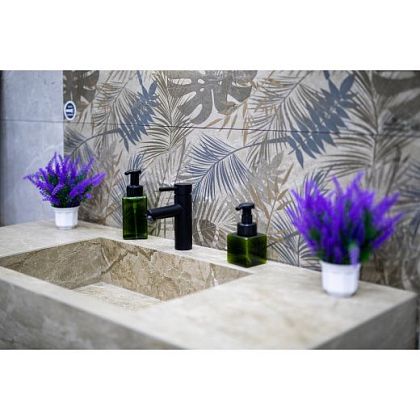 Фото Керамогранит Lambert Brown Decor 60х120 Индия