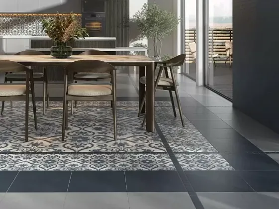 Фото Керамогранит DD173000R Про Чементо серый матовый обрезной 40,2x40,2 Россия