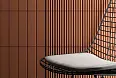 Плитка Equipe 28483 Costa Nova Onda Black Glossy 5x20