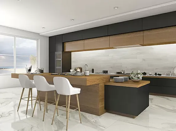 Фото Плитка Rev. Calacatta silver R90 TOP matt 30x90 Испания