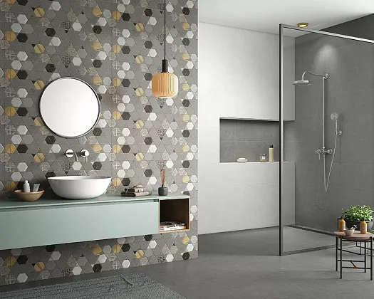 Фото Плитка Cemento Ash 30x90x0,97 Индия